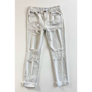 One Teaspoon “Awesome Baggies” Distressed Light Wash Jeans 25